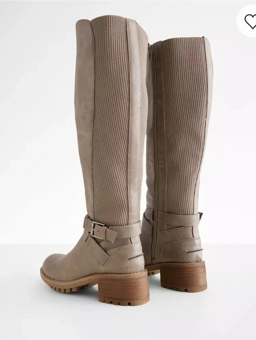 B-52 Tall Heeled Boot Brown Women's Mid-Calf Riding Boots - Classic Casual Style
